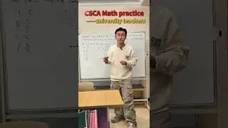 CSCA Math practice&mdash;&mdash;university teachers