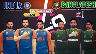 cricket 24 Bangladesh versus India gameplay