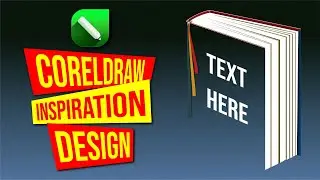 How to make Book cover Design | CorelDraw Graphic Inspiration | Coreldraw Tips & Tricks