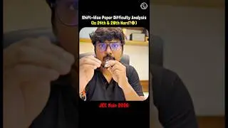 JEE Shifts Easy or Tough? 😱 21&ndash;28 Jan Reality | Don&rsquo;t Panic | Telugu