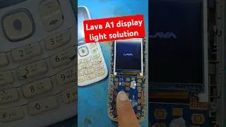 Lava a1 display light solution