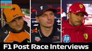 F1 Post Race Drivers Interviews | Azerbaijan GP 2025