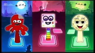 Sprunki OC Fred from Pocoyo vs Seventeen from Numberblocks vs The Moon x Coffin Dance