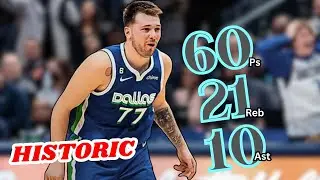 When LUKA DONCIC BROKE THE NBA 😱 60 PTS, 21 REB, 10 AST vs Knicks!