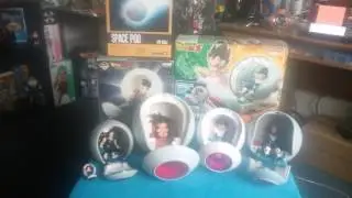 Dragon Ball Z 5 Saiyan Space pods, Irwin,Model Kit Figure Rise,Summon,Banpresto Ichibankuji, Dbz sh