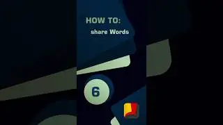 Tutorial 6: How to share words with the App | Netzverb Dictionary App