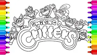 Smiling Critters Coloring Pages | Coloring All Boss POPPY PLAYTIME 3