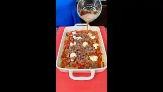 Простой ужин из запеканки из макарон зити!