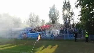 Piro i wymiana uprzejmości na meczu Lechia Dzierżoniów - Karkonosze Jelenia Góra 28.06.2021r