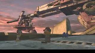 Final Fantasy 7 - Diamond Weapon Attacking Junon