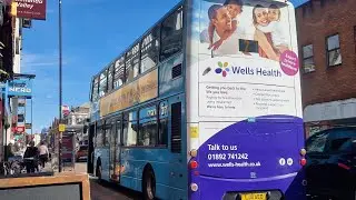 Onboard Arriva Bus 6302 - VDL DB300 Wright Gemini 2 - Route 7 - (LJ11 AED)