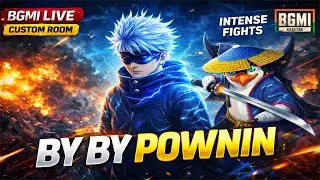 BY BY POWNIN 😈 |  BGMI 😎 Gameplay🔴 LIVE | iPhone 17 ⚡