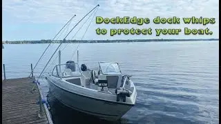 Лодочные хлысты DockEdge для защиты вашей лодки.