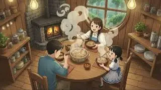 POV: You live in a Ghibli-style treehouse during a rainstorm.