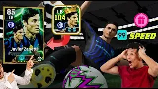 Javier Zanetti 104 is UNSTOPPABLE 😱 | 99 Speed Legendary LB | 4K Gaming|#efootball #pes #viral #fyp 