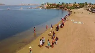 #sosmarmenor  Abrazo mar menor. Primera cadena humana rodeando al Mar Menor.