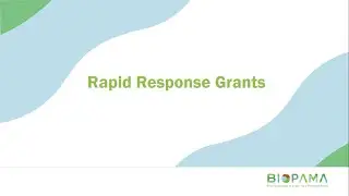 BIOPAMA Action Component Rapid Response Grants