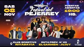 FESTIVAL DEL PEJERREY - S&Aacute;BADO 08 DE NOVIEMBRE / Club Sportivo Rivadavia El Carmen Jujuy