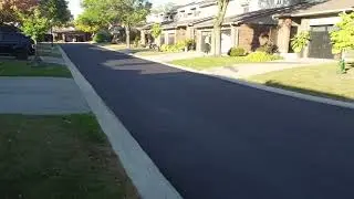 Asphalt Paving Subdivision Project In Meadows Blvd - Mississauga, Ontario, Canada