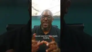 Land transaction minimum deposit