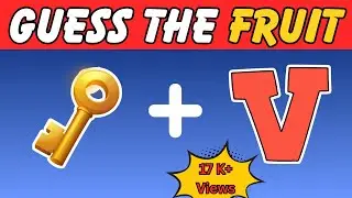 🍇🥭Guess the Fruit by Emoji 🍎🍌 | Brain Plane ✈️