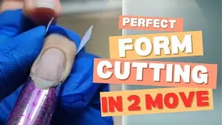 Easiest Nail Form Cut to Build Length &ndash; Two-Step Form Tailoring Tutorial