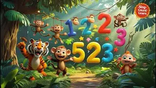 Counting in the Jungle 🐯🌴 | Fun Animal Numbers Song for Kids (1 to 10) | MumuKidz TV