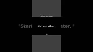 Start Now. Not Later. | Mindset Motivation #shorts