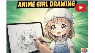 Beautiful Anime Girl Drawing ✍️💖 | Full Drawing Process | Anime Art Speed Drawing 🎨✨