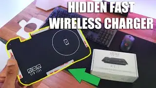 HIDDEN WIRELESS CHARGER! Minimal Desksetup Essential from Kew Labs UTS-1