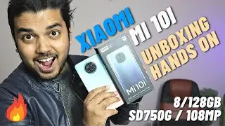 Xiaomi Mi 10i Unboxing & Hands On 🧡 8GB Pacific Sunrise Variant | Too Beautiful 😍😍