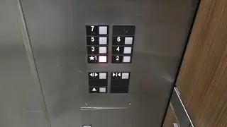 Vintage Otis Autotronic Traction Elevators (Series 1 mod) at Neiman Marcus in Downtown Dallas, TX.