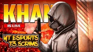 Competitive Pubg Mobile Scrims &bull; Best Indian Scrim &bull; T3 Young Terminator Daily Customs &bull; Khan YT