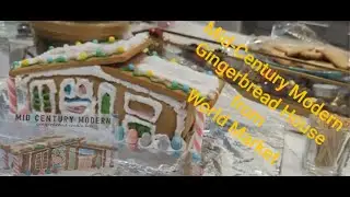Mid-Century Modern Gingerbread House 🏘️ from World Market