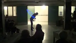 Hoop Dance Performance with LED hoop @ a retirement home