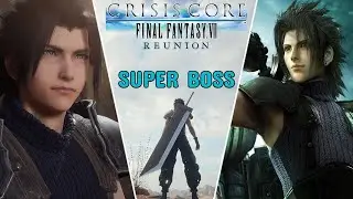 CRISIS CORE -FINAL FANTASY VII -REUNION - SUPER BOSS MINERVA (Hard Mode)