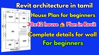 Revit architecture in tamil-House plan in Revit architecture for beginners -civil tamil