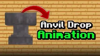 Minecraft Anvil Drop Animation 👀✨