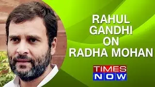 Rahul Gandhi on Radha Mohan Singh farmer Suicide Comment