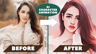 EASY Character Illustration with AI #illustration #digitalart #illustrator #ai
