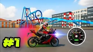 Hayabusa Stunts Simulator #1 - Xtreme Motorbike Gameplay Android IOS 
