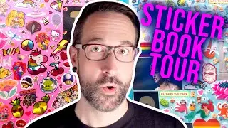 My First Two Sticker Books! |  My Sticker Book Journey