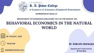 Behavioral Economics in the Natural World