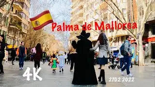 🇪🇸Palma de Mallorca🗓27 February 2022🥳Carnival Sa Rueta📷4K60