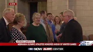 FULL VIDEO: Nebraska’s Olympic athletes honored at State Capitol ahead of winter games