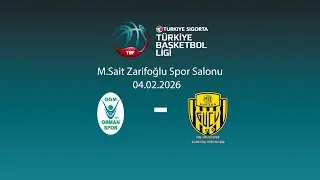 OGM Ormanspor &ndash; MKE Ankarag&uuml;c&uuml; Basketbol T&uuml;rkiye Sigorta T&uuml;rkiye Basketbol Ligi 22.Hafta