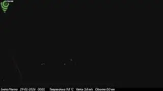 Sveta Marina - 28.01.2026 - Night - TimeLapse