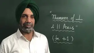 THEOREM OF PERPENDICULAR & PARALLEL AXIS(+1): BY PROF. ROMANA
