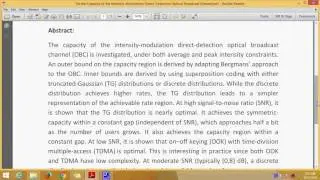 On the Capacity of the Intensity Modulation Direct Detection Optical Broadcast Channel