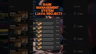 Bank Management System #shorts #javaproject #sourcecode